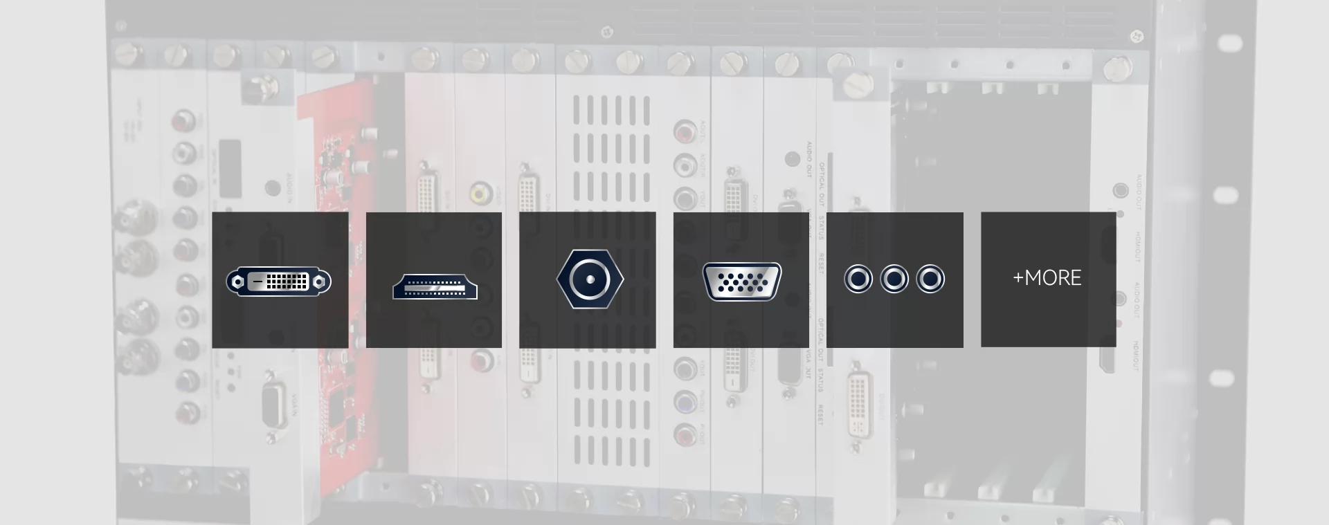 High Lights of Video Wall Matrix Switch - Mixing