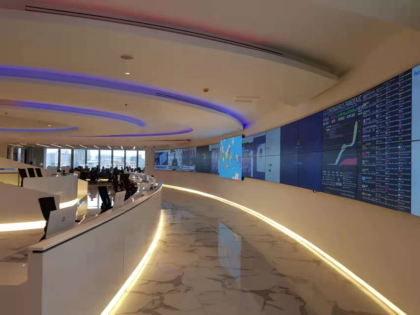 A Government Emergency Operations Centre in Jakarta A Government Emergency Operations Centre in Jakarta